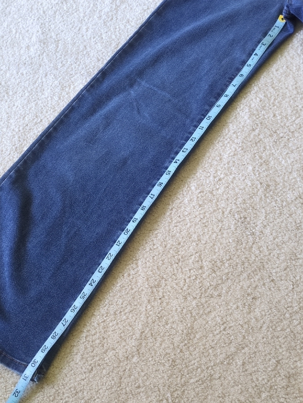 Rewash Wide Leg Jeans in Dark Blue Denim (Refer To Measurements In Pictures) - Picture 9 of 9